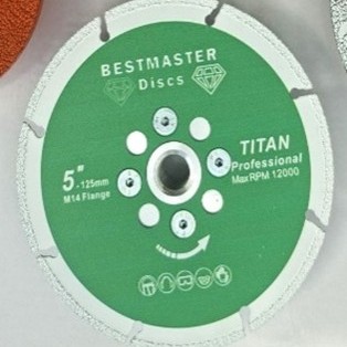 Неразрушим диамантен диск TITAN BESTMASTER 125 мм (Серия TITAN Карбид)